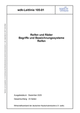 Reifen und Räder - Begriffe und Bezeichnungssysteme - Reifen