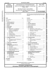Ladungssicherung auf Straßenfahrzeugen - Sichern von Schüttgütern in flexiblen Verpackungen (Säcke, FIBC)
