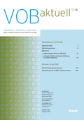 Produktabbildung: VOB aktuell