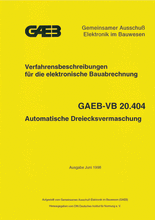 GAEB-VB 20.404 Automatische Dreiecksvermaschung