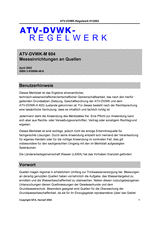 Messeinrichtungen an Quellen