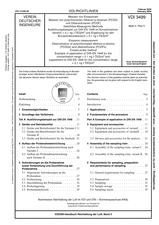 Messen von Emissionen - Messen von polychlorierten Dibenzo-p-dioxinen (PCDD) und Dibenzofuranen (PCDF) - Gekühltes-Absaugrohr-Methode; Ausführungsbeispiel zur DIN EN 1948 im Konzentrationsbereich < 0,1 ng I-TEQ/m³ und Ergänzung für den Konzentrationsbereich > 0,1 ng I-TEQ/m³