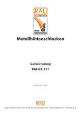 Metallhüttenschlacken - Gütesicherung