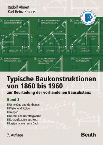 Produktabbildung:Typische Baukonstruktionen von 1860 bis 1960