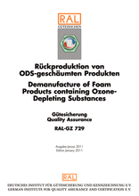 Rückproduktion von ODS-geschäumten Produkten - Gütesicherung