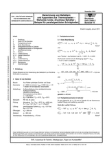 Calculation of tanks and apparatus made of thermoplastics - Vertical round, nonpressurised tanks - Example for parallel-supported sloping base
