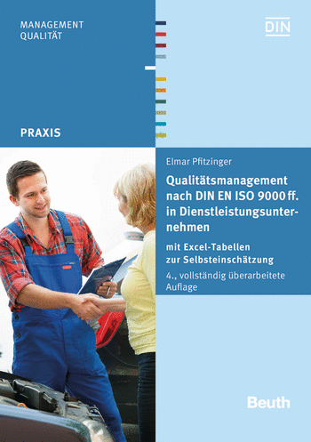 Produktabbildung:Qualitätsmanagement nach DIN EN ISO 9000 ff. in Dienstleistungsunternehmen