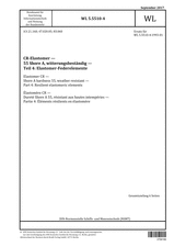 Elastomer CR - Shore A hardness 55, weather resistant - Part 4: Resilient elastomeric elements