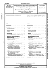 Wirtschaftlichkeit gebäudetechnischer Anlagen - Energieaufwand der Nutzenübergabe bei Warmwasserheizungen