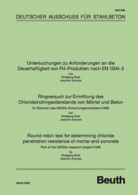 Studies on requirements for the durability of R4 products according to EN 1504-3
