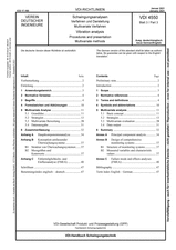 Schwingungsanalysen - Verfahren und Darstellung - Multivariate Verfahren