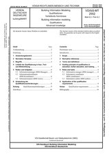 Building Information Modeling - Qualifikationen - Vertiefende Kenntnisse