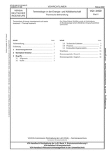 Terminologie in der Energie- und Abfallwirtschaft - Thermische Behandlung