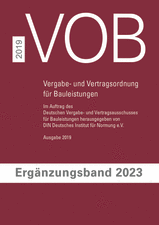VOB Vergabe- und Vertragsordnung für Bauleistungen