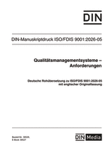 DIN-Manuskriptdruck ISO/FDIS 9001