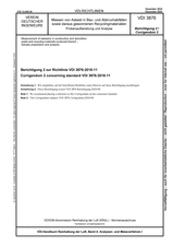 Messen von Asbest in Bau- und Abbruchabfällen sowie daraus gewonnenen Recyclingmaterialien - Probenaufbereitung und Analyse - Berichtigung 2 zur Richtlinie VDI 3876:2018-11