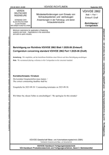 Mindestanforderungen zum Einsatz von Schraubsystemen und -werkzeugen - Anwendungen in der Fahrzeug- und deren Anbauteileindustrie - Berichtigung zur Richtlinie VDI/VDE 2862 Blatt 1:2025-06 (Entwurf)