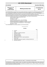 Manufacture and testing of pressure vessels - Welding procedure test
