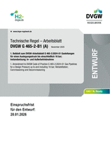 1. Beiblatt zum DVGW-Arbeitsblatt G 465-2:2024-01 - Gasleitungen für einen Auslegungsdruck bis einschließlich 16 bar - Instandsetzung - In- und Außerbetriebnahme