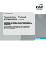 Recommendations and Instructions in the Event of Deviations from Requirements of the Drinking Water Ordinance – Obligatory and Recommended Action Plans