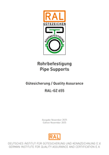 Rohrbefestigung - Gütesicherung