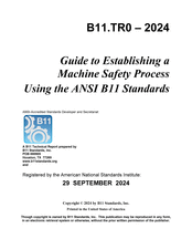 Guide to Establishing a Machine Safety Process Using the ANSI B11 Standards