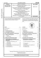 Messen von Emissionen - Messen von polychlorierten Dibenzo-p-dioxinen (PCDD) und Dibenzofuranen (PCDF) - Filter/Kühler-Methode; Ausführungsbeispiel zur DIN EN 1948 im Konzentrationsbereich < 0,1 ng I-TEQ/m³ und Ergänzung für den Konzentrationsbereich > 0,1 ng I-TEQ/m³