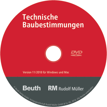 Produktabbildung: DVD Technische Baubestimmungen Grundversion