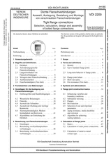 Dichte Flanschverbindungen - Auswahl, Auslegung, Gestaltung und Montage von verschraubten Flanschverbindungen