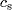 c_{{s}}