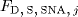 F_{{D}\mbox{,}  {S}\mbox{,}  {SNA}\mbox{,}  j}