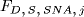 F_{D\mbox{,}  S\mbox{,}  SNA\mbox{,}  j}