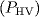 {(}P_{{HV}})