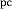 {\vphantom{A}}_{{\rm pc}}