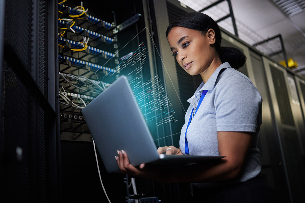 Beauftragte für IT Security beim Troubleshooting