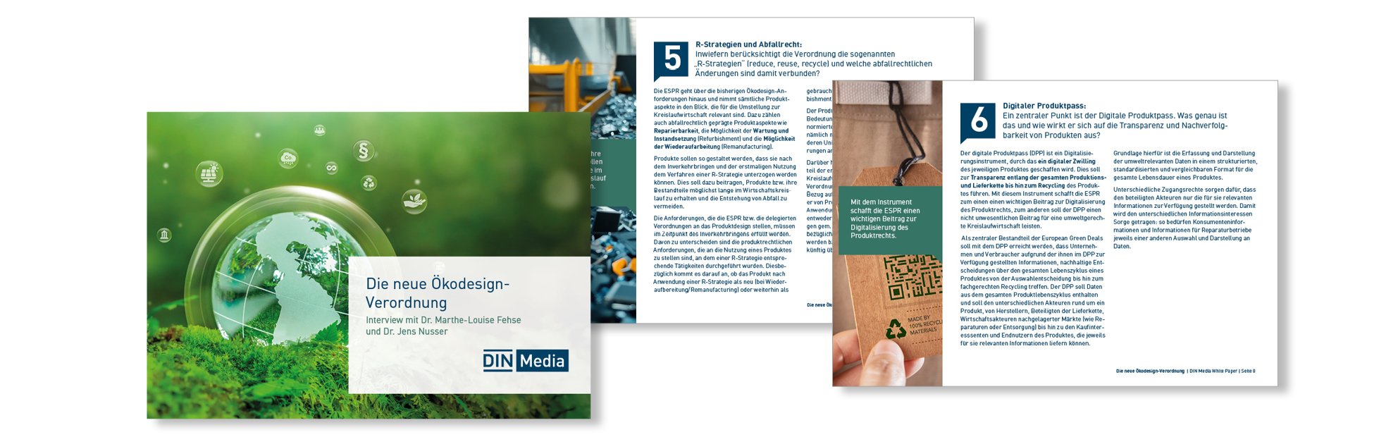Vorschau von Innenseiten aus dem White Paper zur Ökodesign-Verordnung